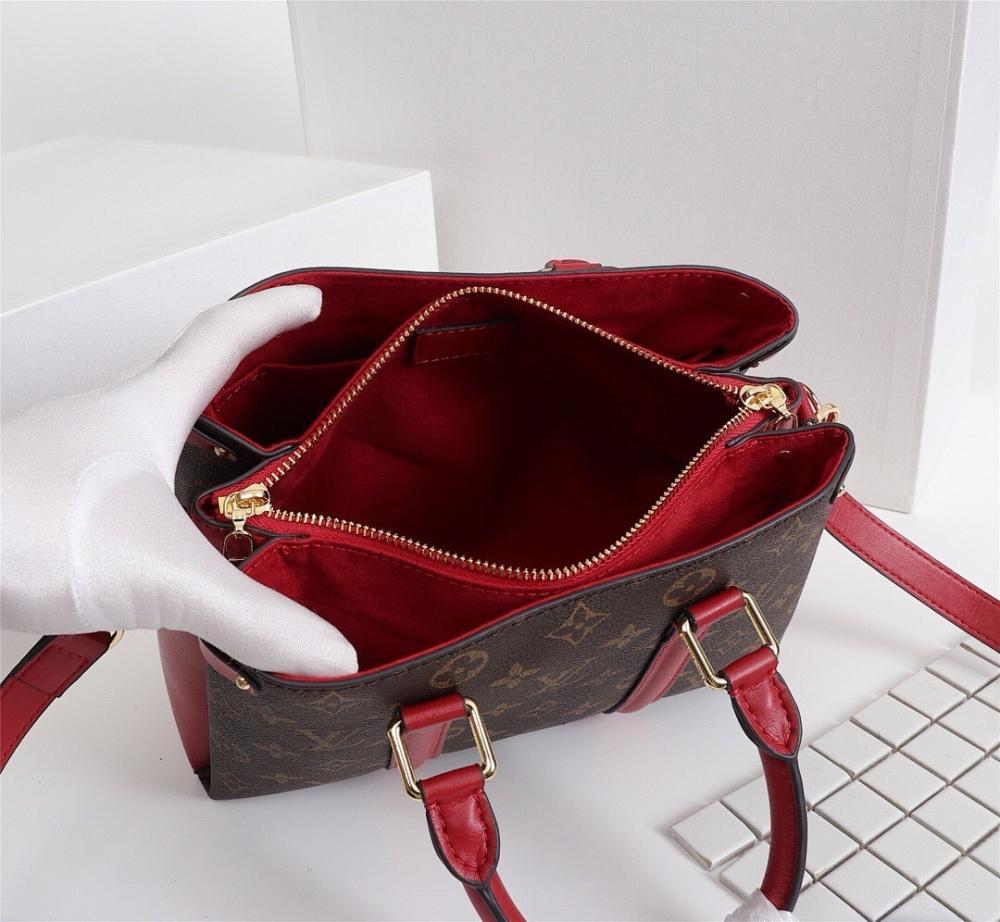 Modern Gold Monogram Leather Crossbody Bag