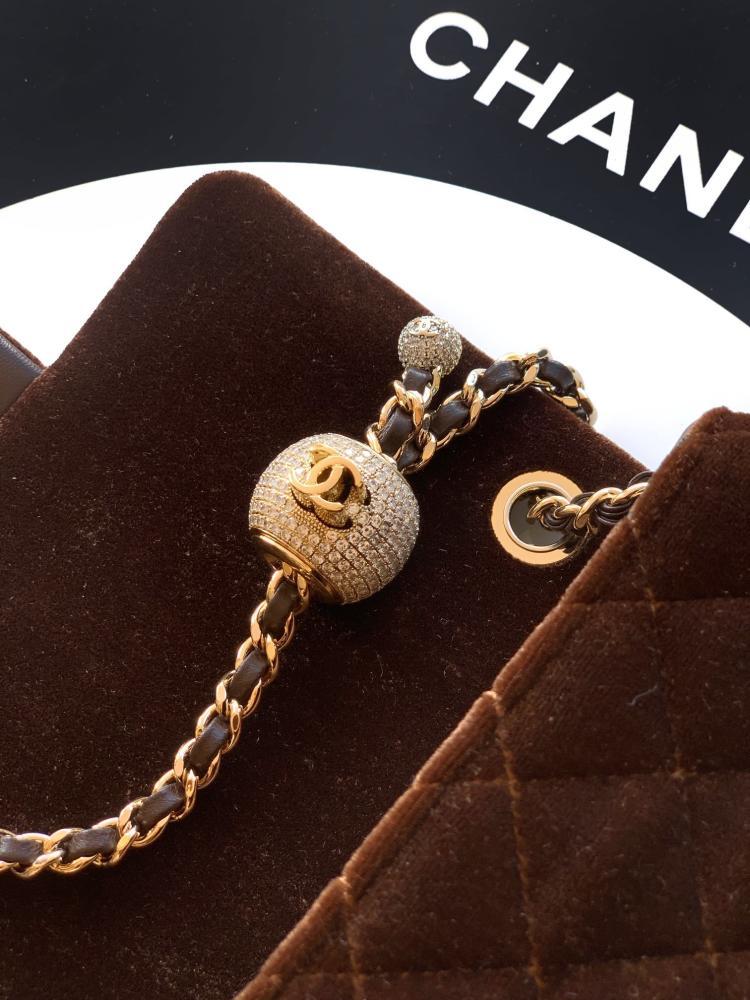 Crystal-Embellished Top Handle Bag