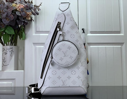 Practical Leather Shoulder Bag