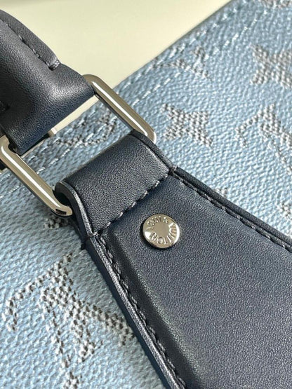 Keepall Monogram Leather Travel Bag