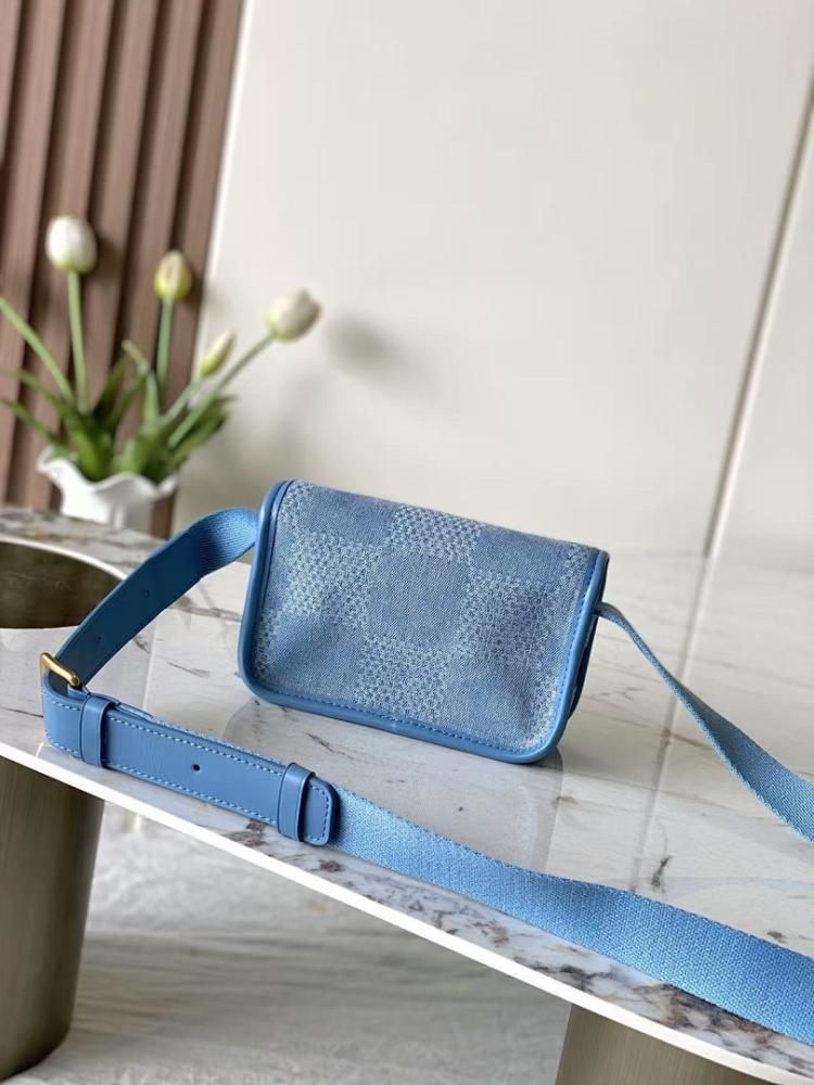 Modern Italian-Inspired Denim Top Handle Bag