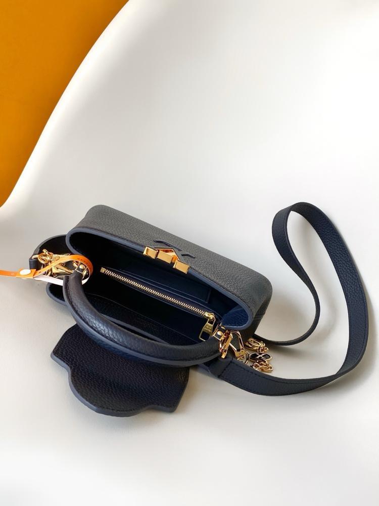 Leather Top Handle Bag