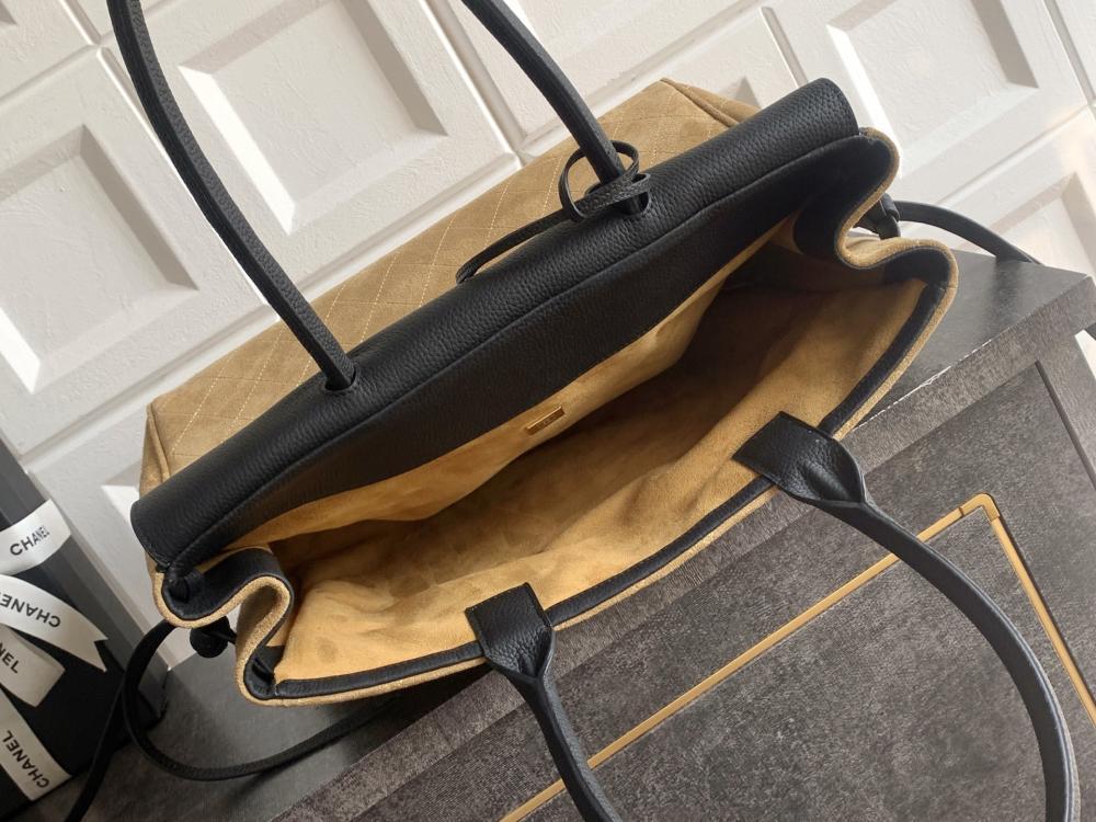 Suede Top Handle Bag