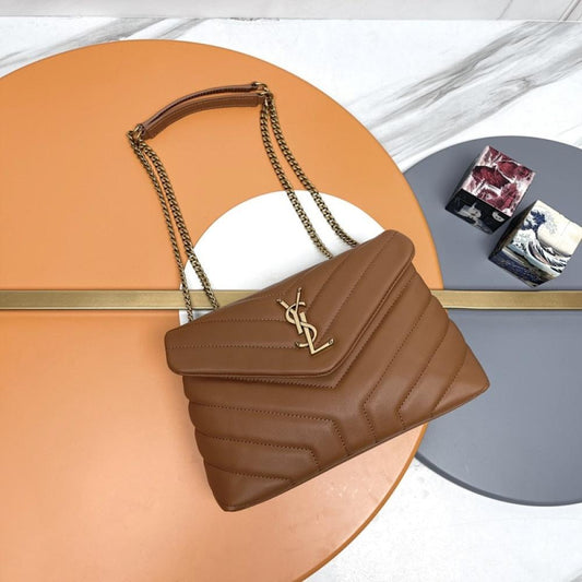 Luxury Leather Top Handle Bag