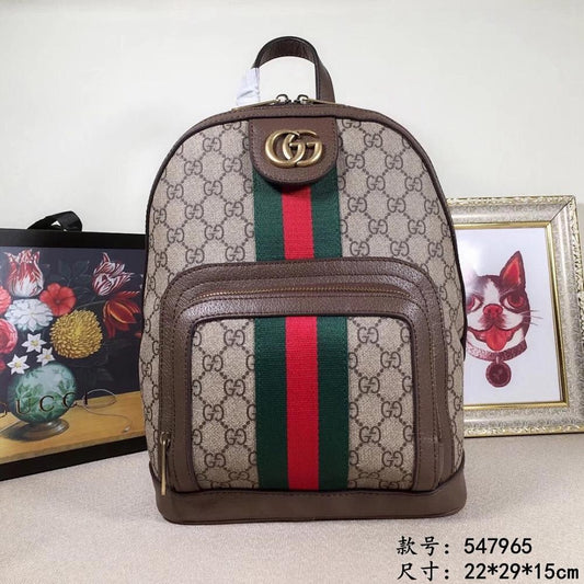 Ophidia Red Leather Bag