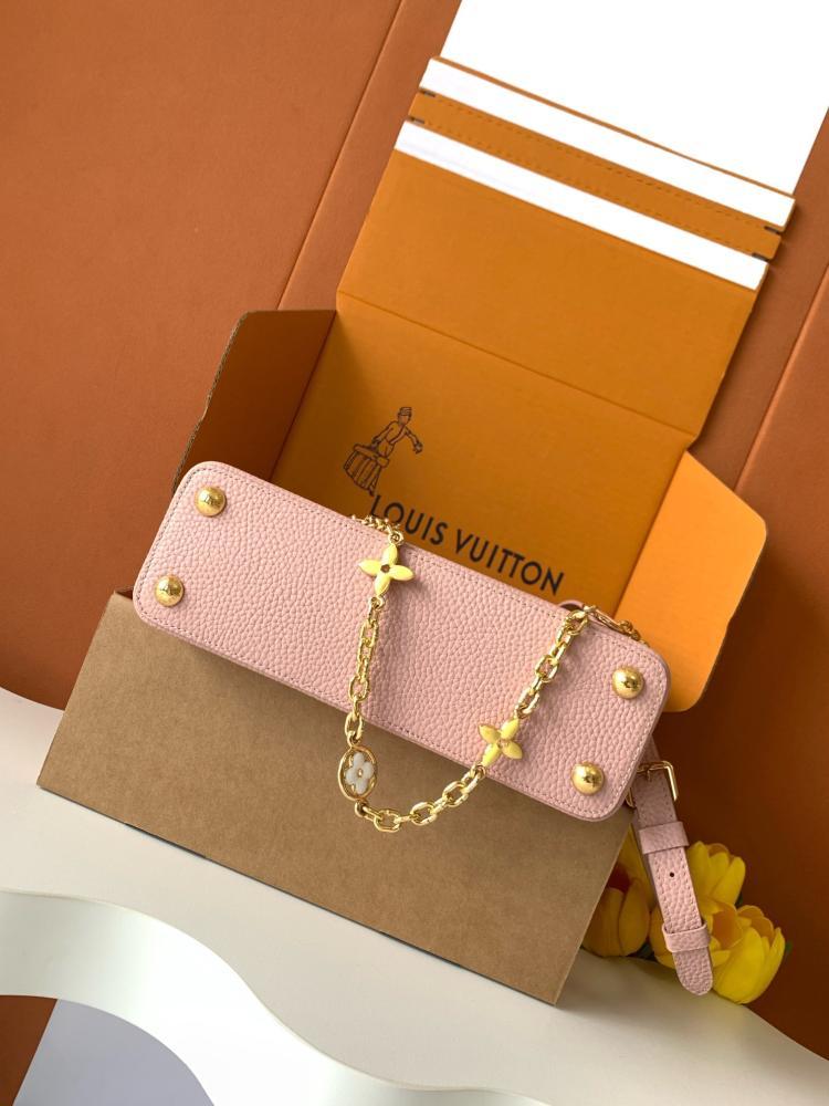 Gold Top Handle Bag
