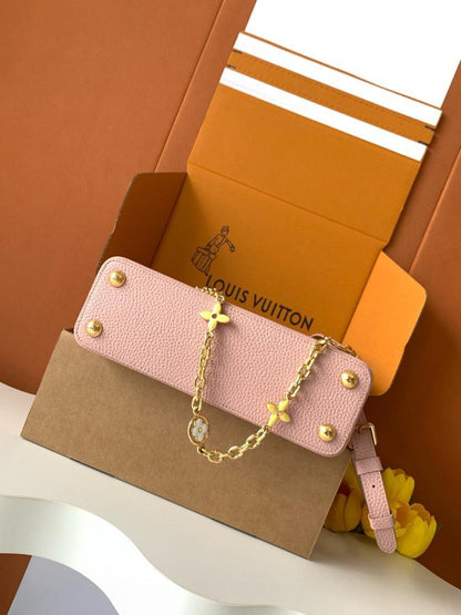 Gold Top Handle Bag