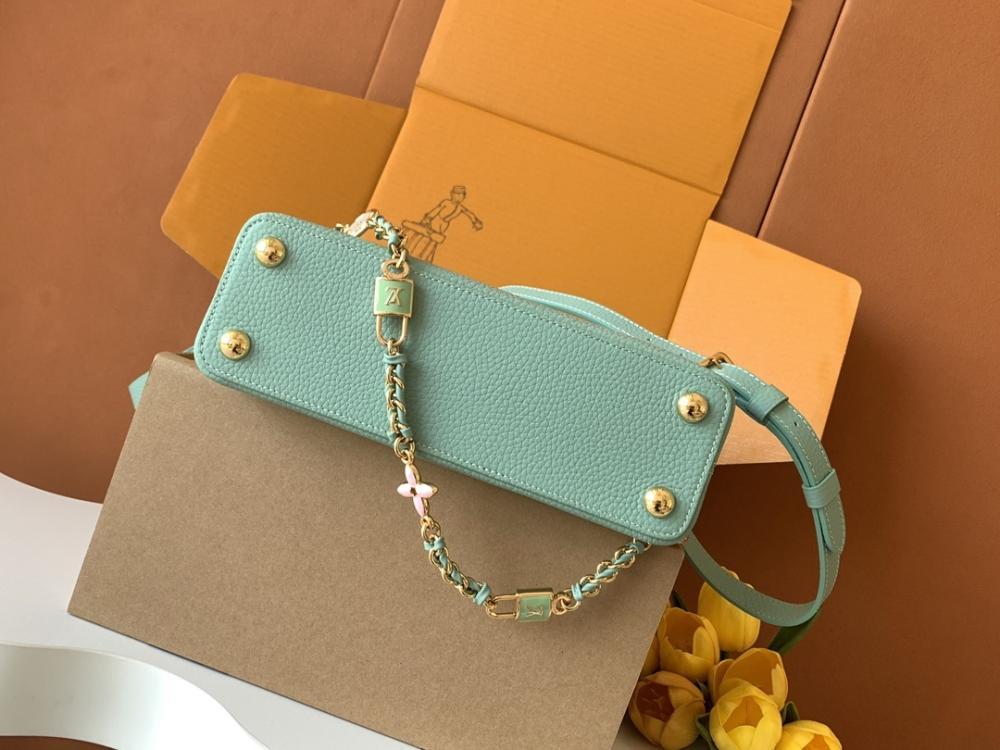 Leather Top Handle Bag