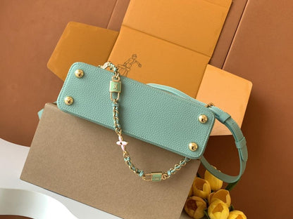 Leather Top Handle Bag