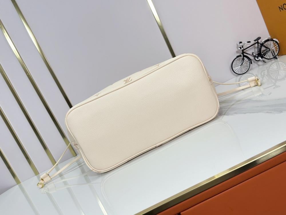 Neverfull Gold Leather Shoulder Bag