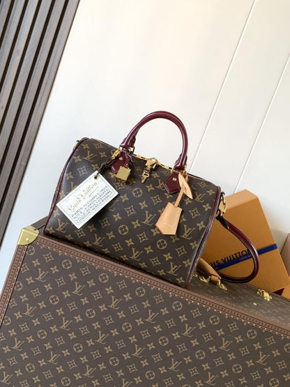 Leather Top Handle Bag