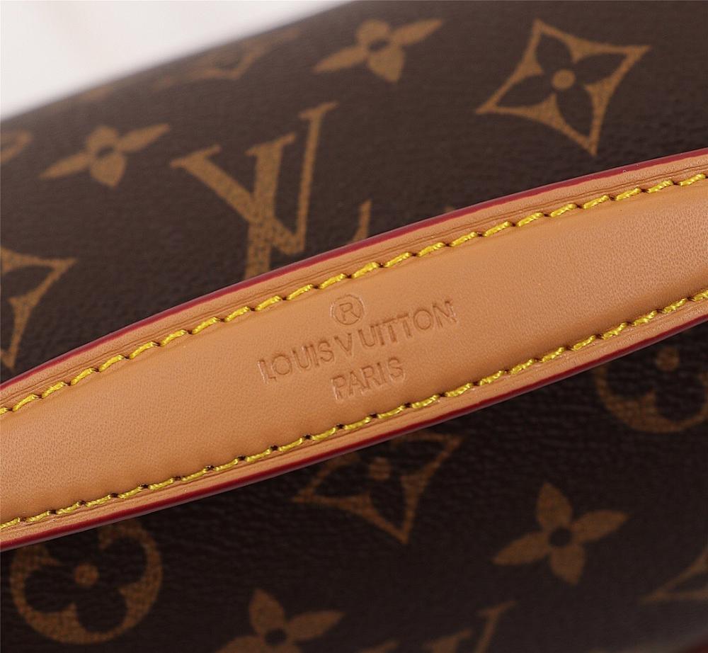 Italian-Inspired Luxury Gold Monogram Leather Backpack