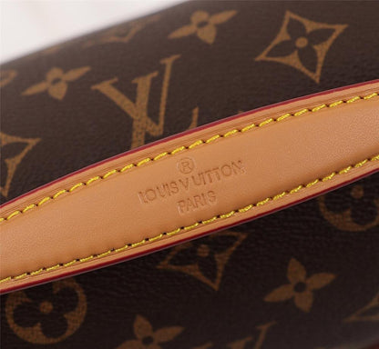 Italian-Inspired Luxury Gold Monogram Leather Backpack
