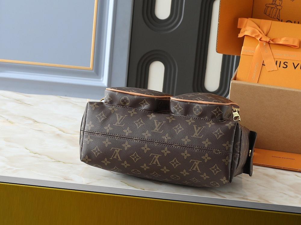 Alma Monogram Canvas Shoulder Bag