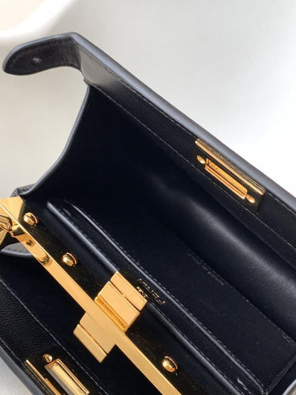 Leather Top Handle Bag