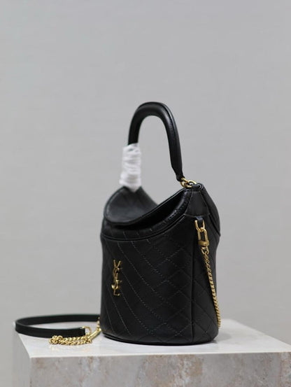 Stylish Refined Embroidered Bucket Bag
