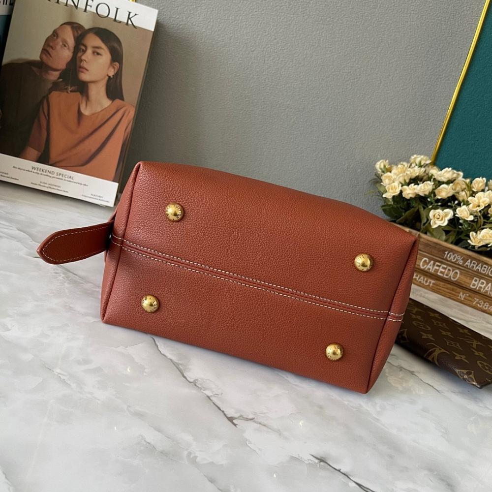 Classic Premium Monogram Leather Hobo Bag