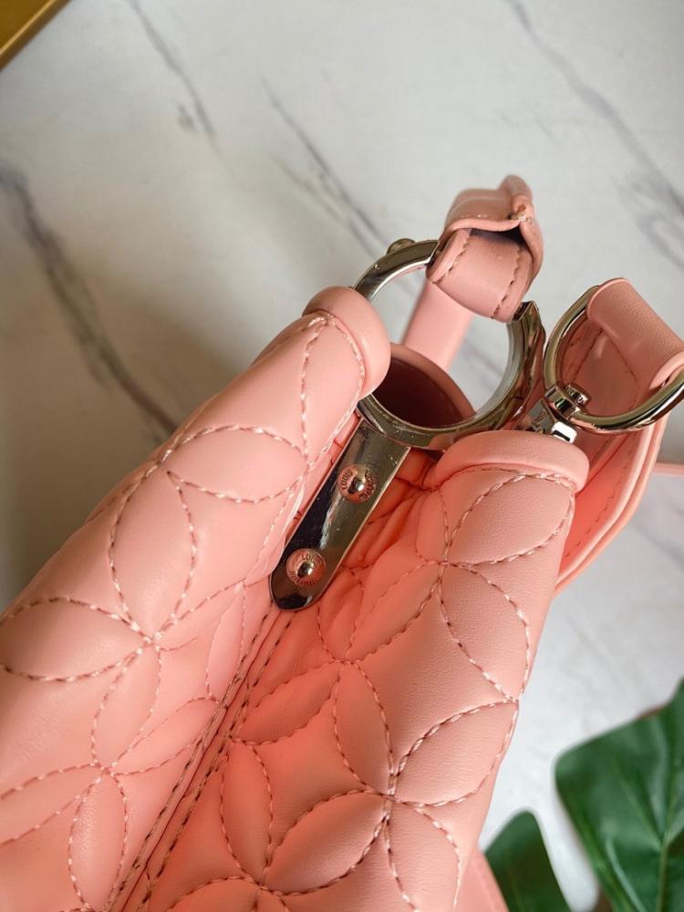 Modern Italian-Inspired Embroidered Leather Shoulder Bag
