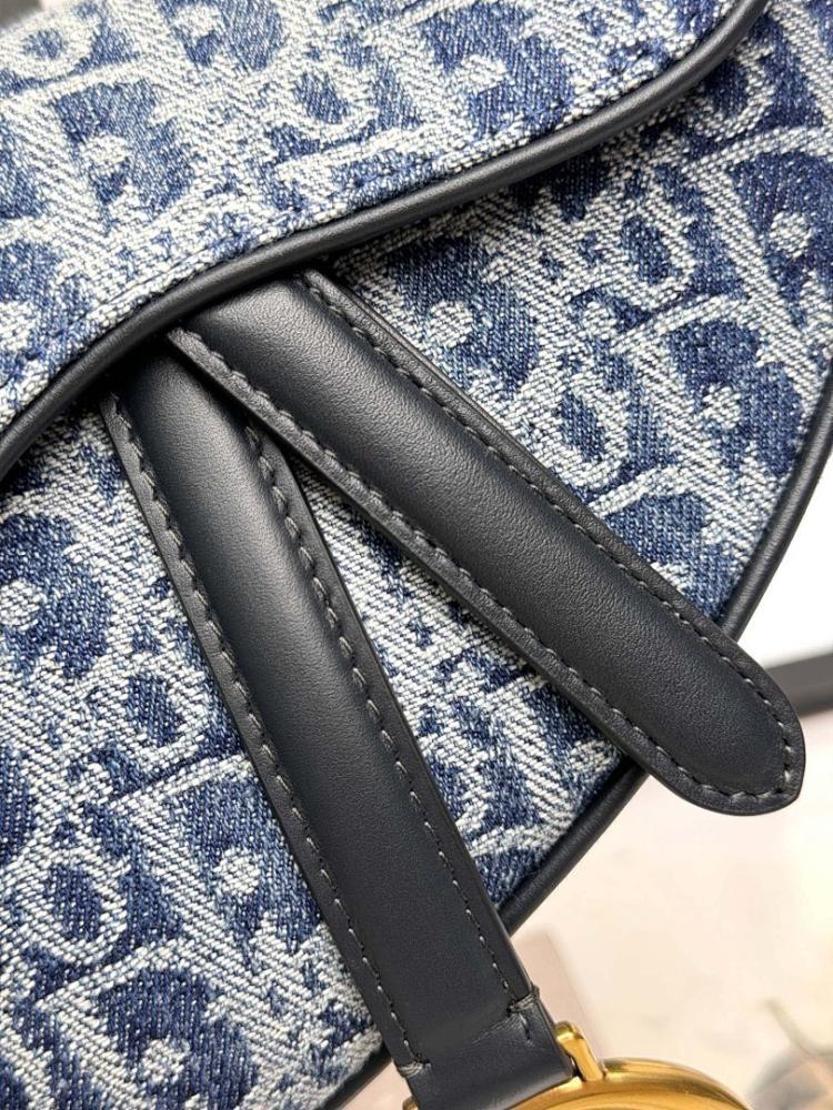 Modern Stylish Blue Embroidered Shoulder Bag