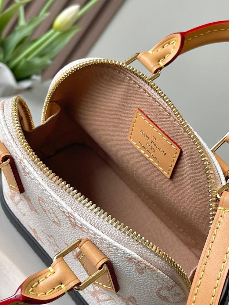 Alma Monogram Leather Crossbody Bag