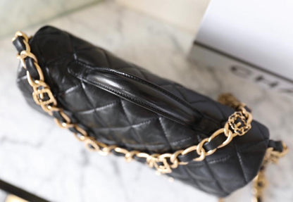 Classic Elegant Leather Top Handle Bag