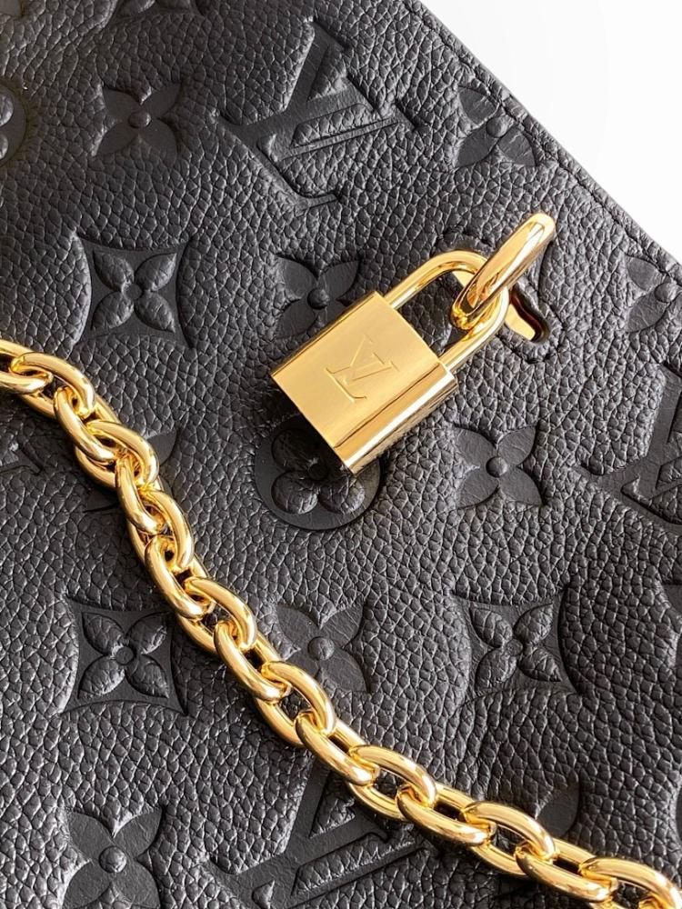Stylish Refined Monogram Leather Crossbody Bag