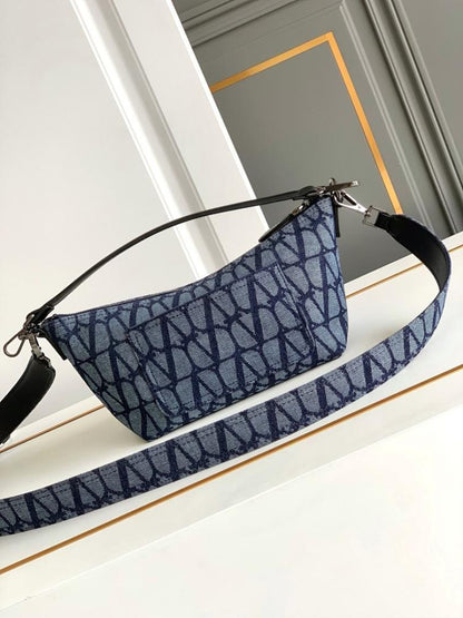 Modern Luxury Embroidered Shoulder Bag