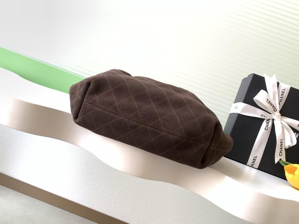 Suede Top Handle Bag