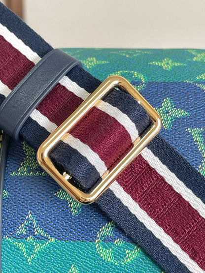 Modern Premium Monogram Leather Shoulder Bag