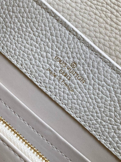 Monogram Leather Top Handle Bag