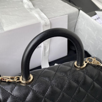 Classic Gold Top Handle Bag