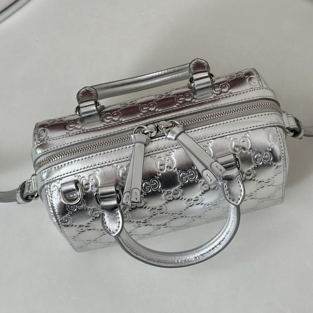 Leather Top Handle Bag
