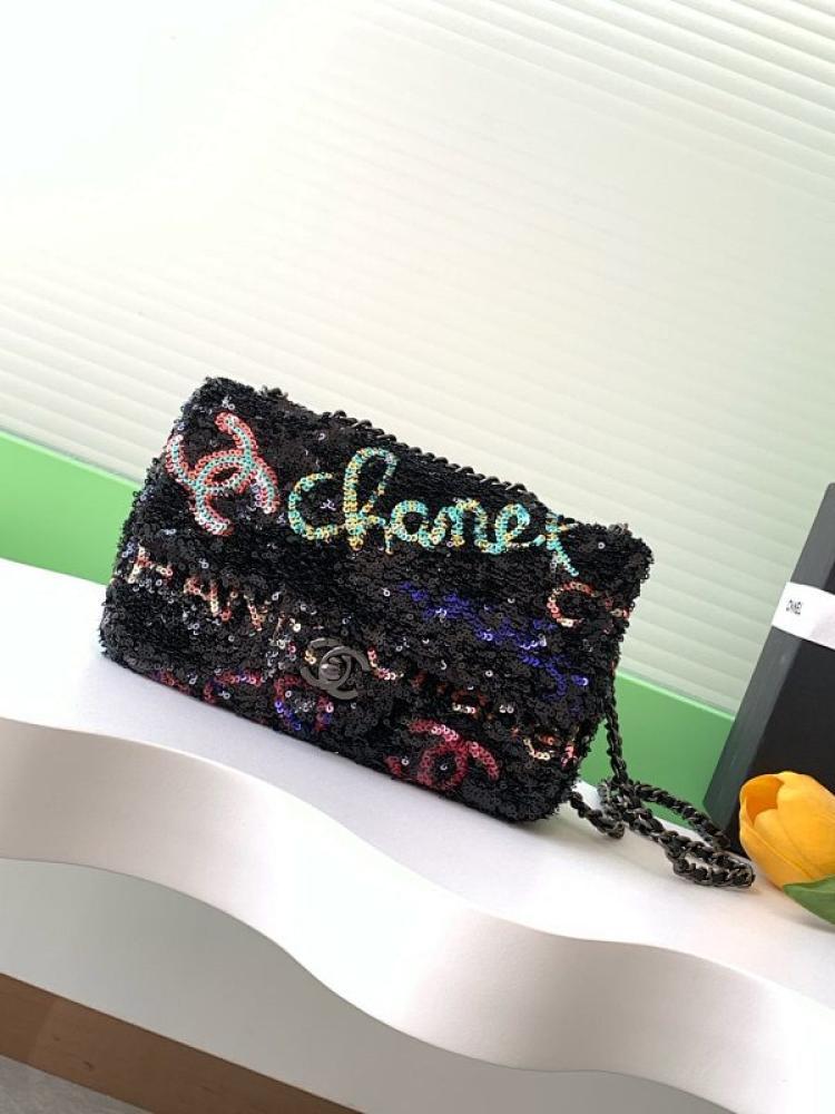 Embroidered Top Handle Bag