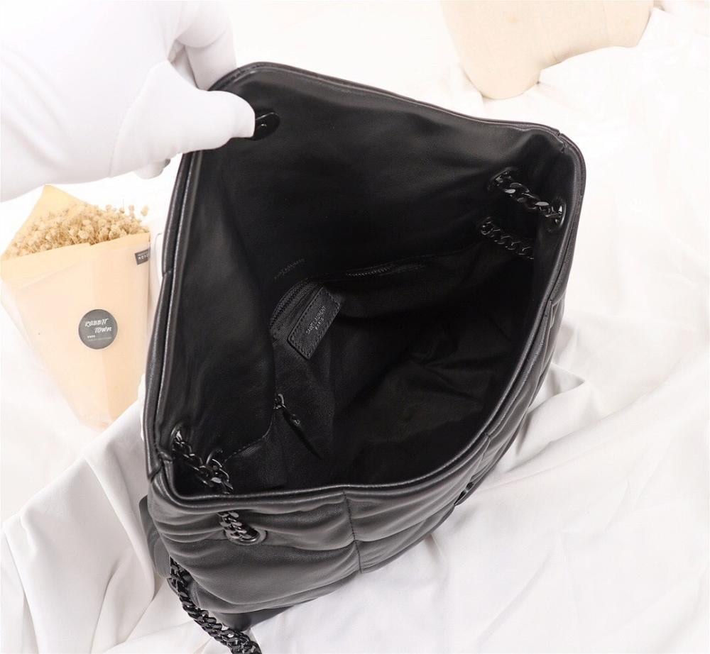 Modern Refined Silver Quilted Lambskin Top Handle Bag