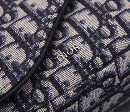 Modern Luxury Black Printed Calfskin Crossbody Bag
