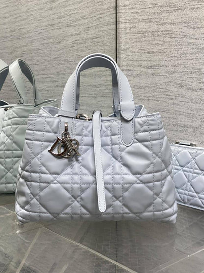 Calfskin Top Handle Bag