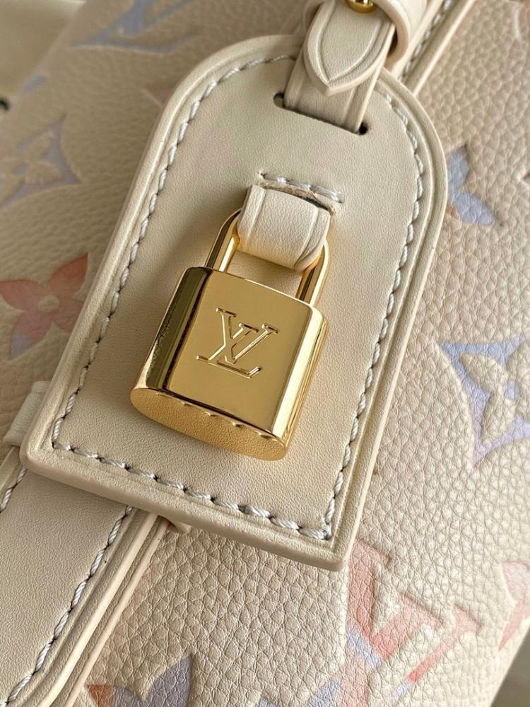 Stylish Refined Monogram Leather Shoulder Bag