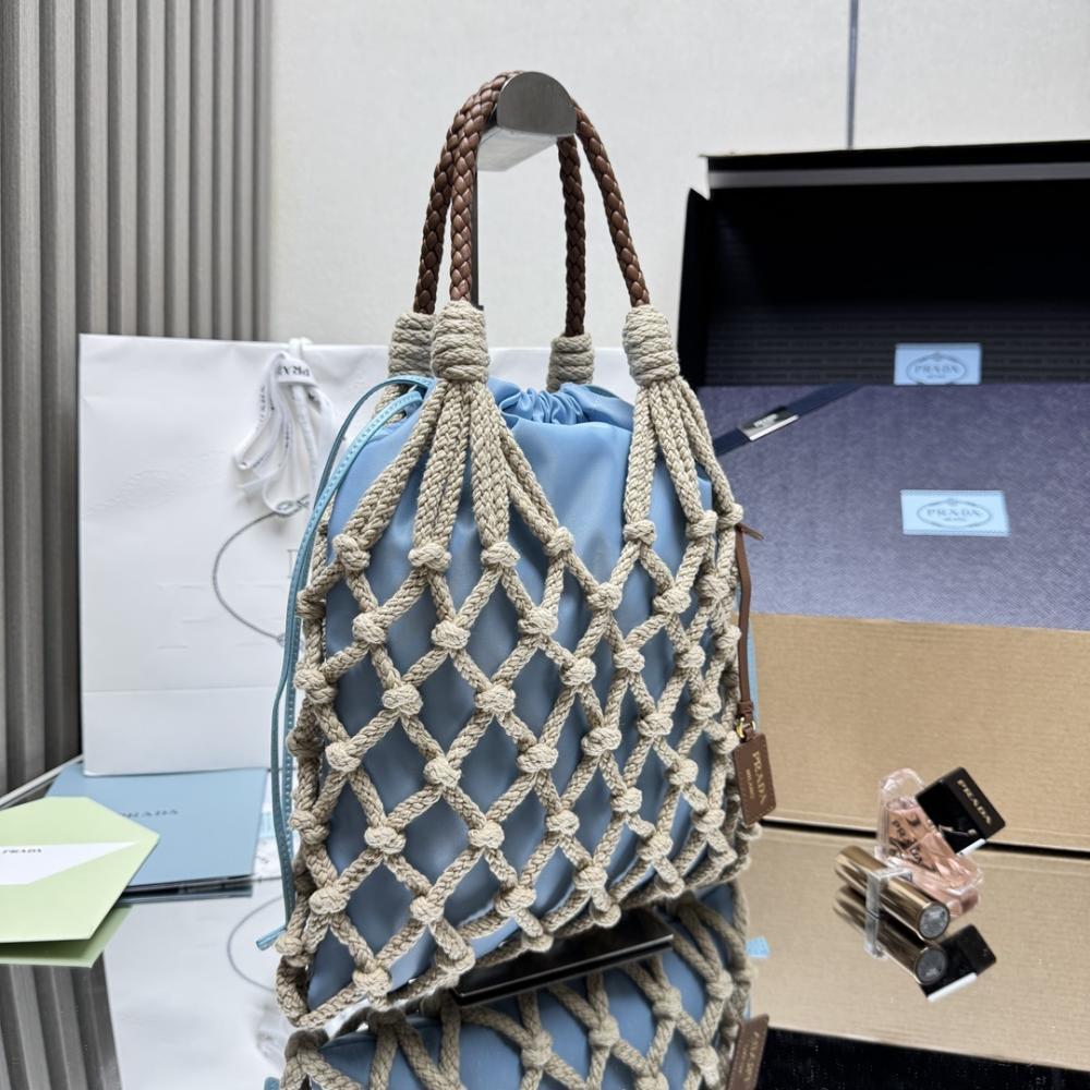 Woven Top Handle Bag