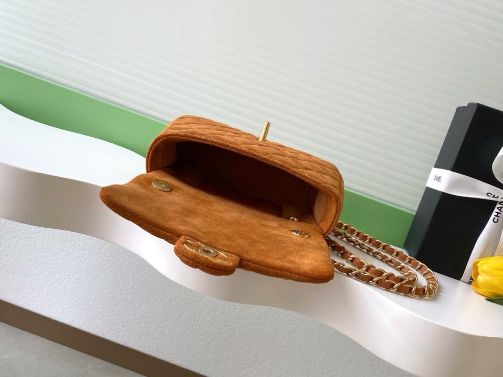 Classic Suede Shoulder Bag