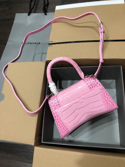 Luxury Refined Leather Top Handle Bag