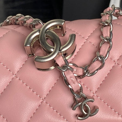 Gold Top Handle Bag