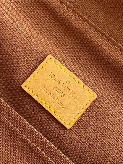 Modern Refined Monogram Top Handle Bag