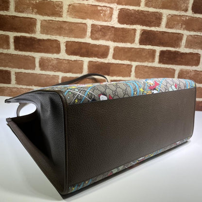 Luxury Leather Top Handle Bag