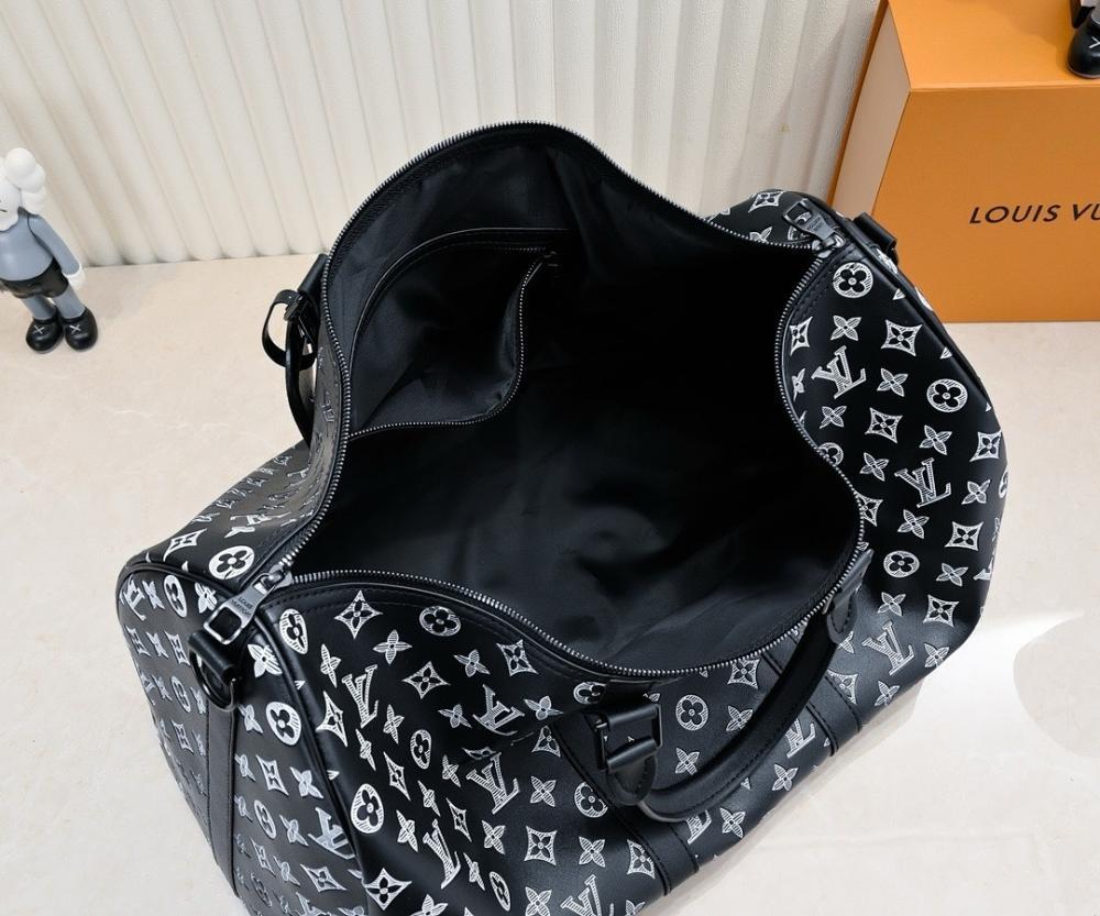 Elegant Printed Leather Top Handle Bag – Limited Edition
