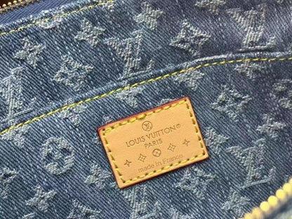 Luxury Elegant Blue Denim Bag