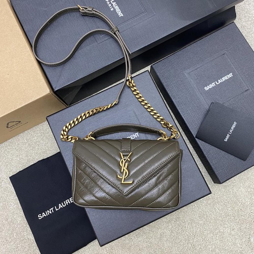 Leather Top Handle Bag