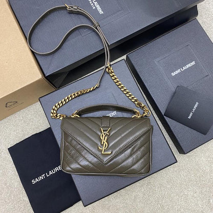 Leather Top Handle Bag