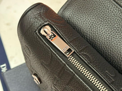Elegant Stylish Grey Printed Leather Shoulder Bag