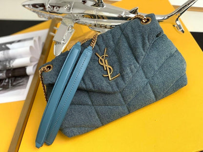 Classic Blue Top Handle Bag – Special Edition