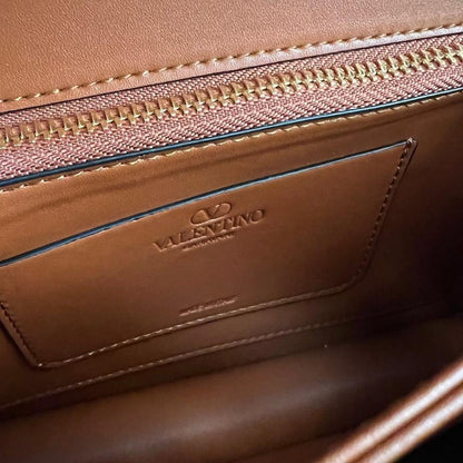 VLogo Signature Calfskin Shoulder Bag